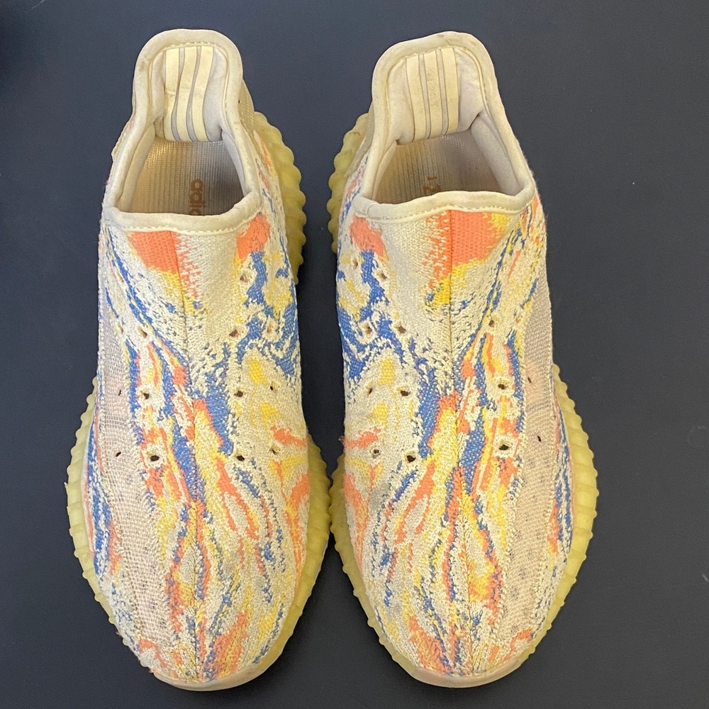 Adidas Yeezy Boost 350 V2 "MX Oat" sneaker featuring a Primeknit upper